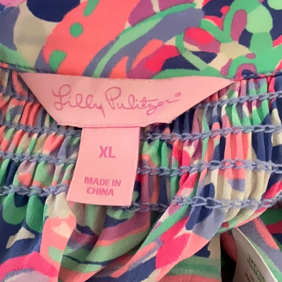 Lily Pulitzer Elsa Silk Top - Picture 5 of 6